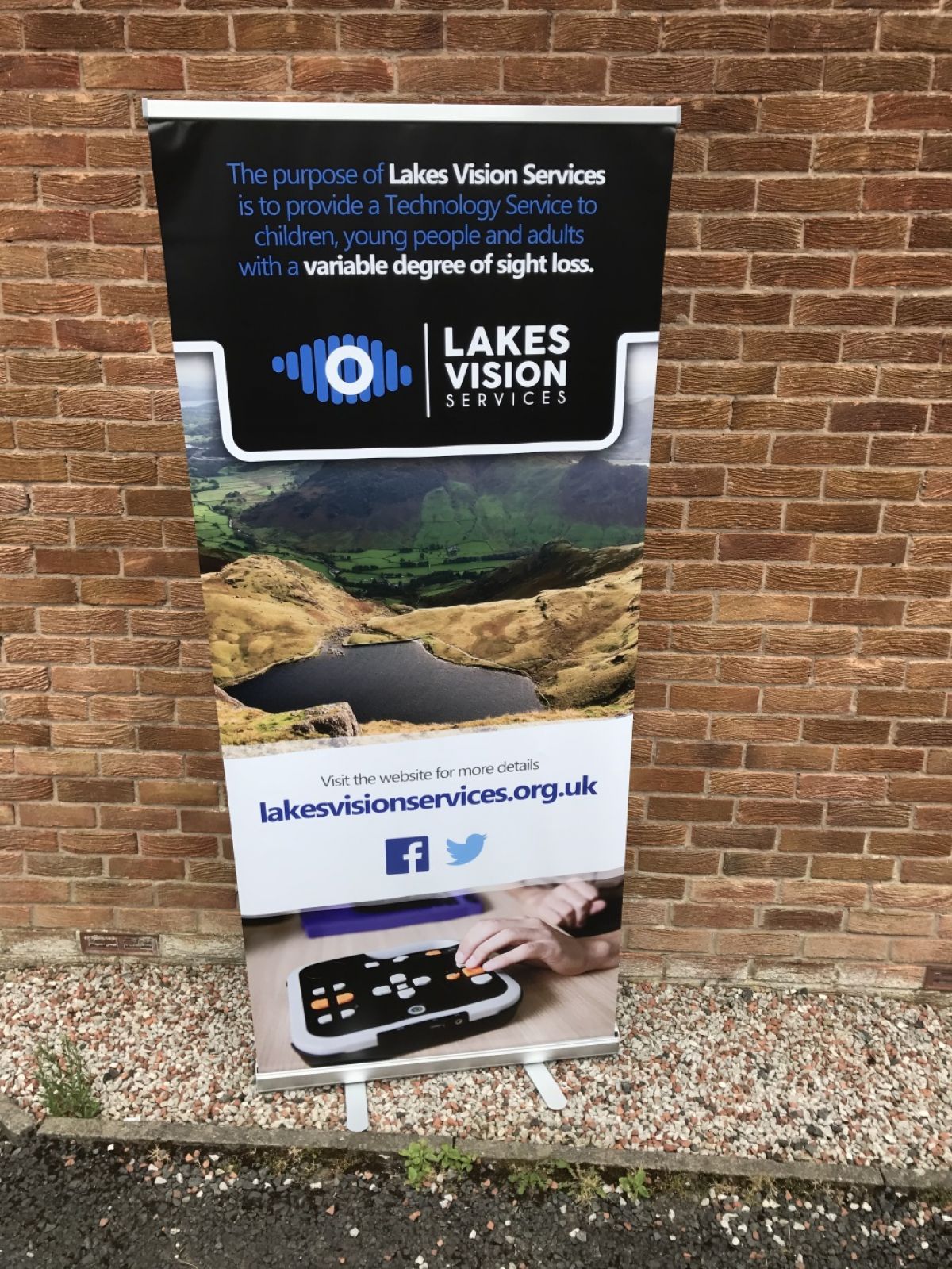 Lakes Vision Service Pop Up Banner
