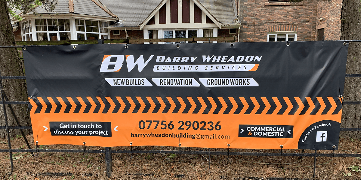 BW Building Services PVC Banner