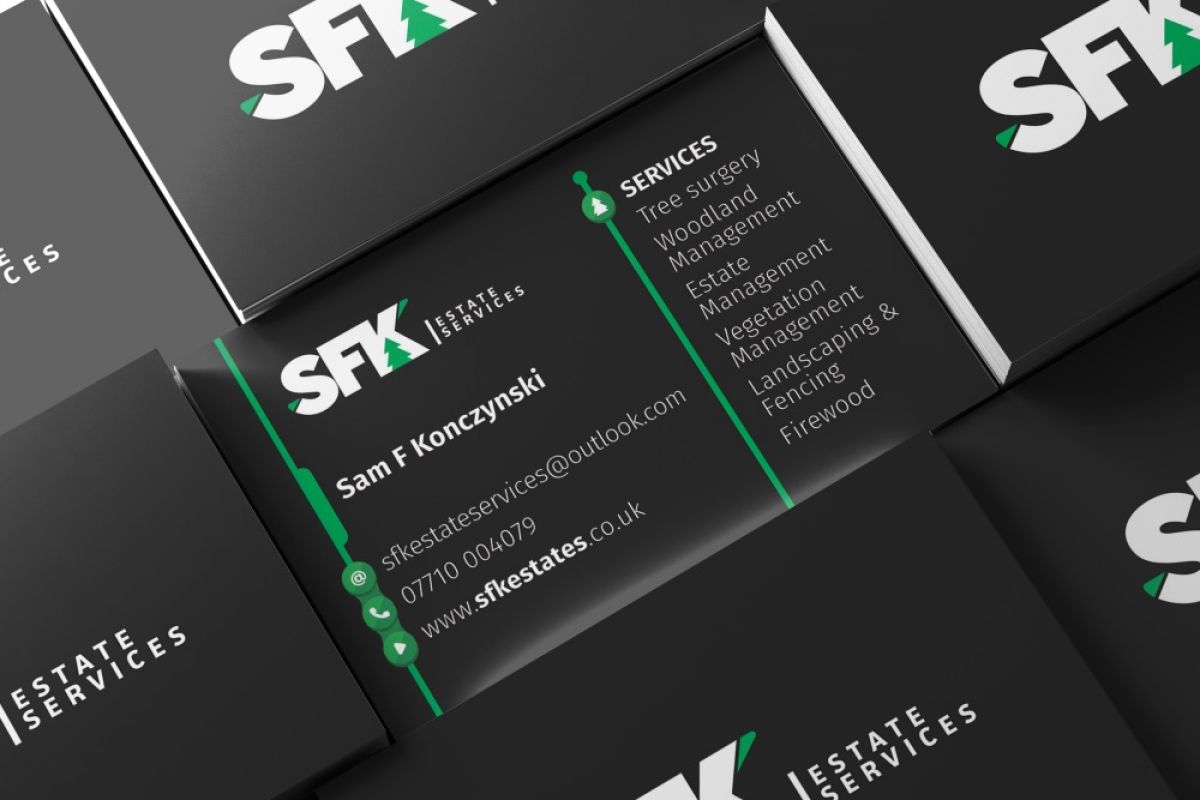 SFK Estates Business Card Design