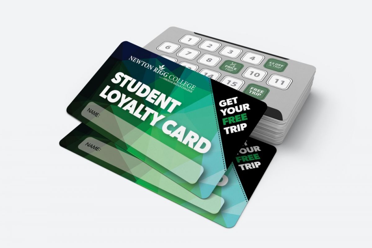 Newton Rigg College Loyalty Cards