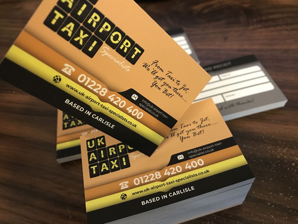 UK Airport Taxi Specialists Business Cards